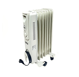 Обігрівач масляний LEX LXHY-15G1 600-900-1500Вт /7 ребер / Захист від перегріву
