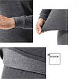 Термобілизна на флісі темно-сіра, фото 5