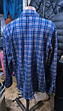 Чоловіча тепла сорочка на флісі, фото 6