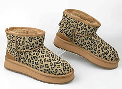 Уггі жіночі короткі ЛЕОПАРДОВІ