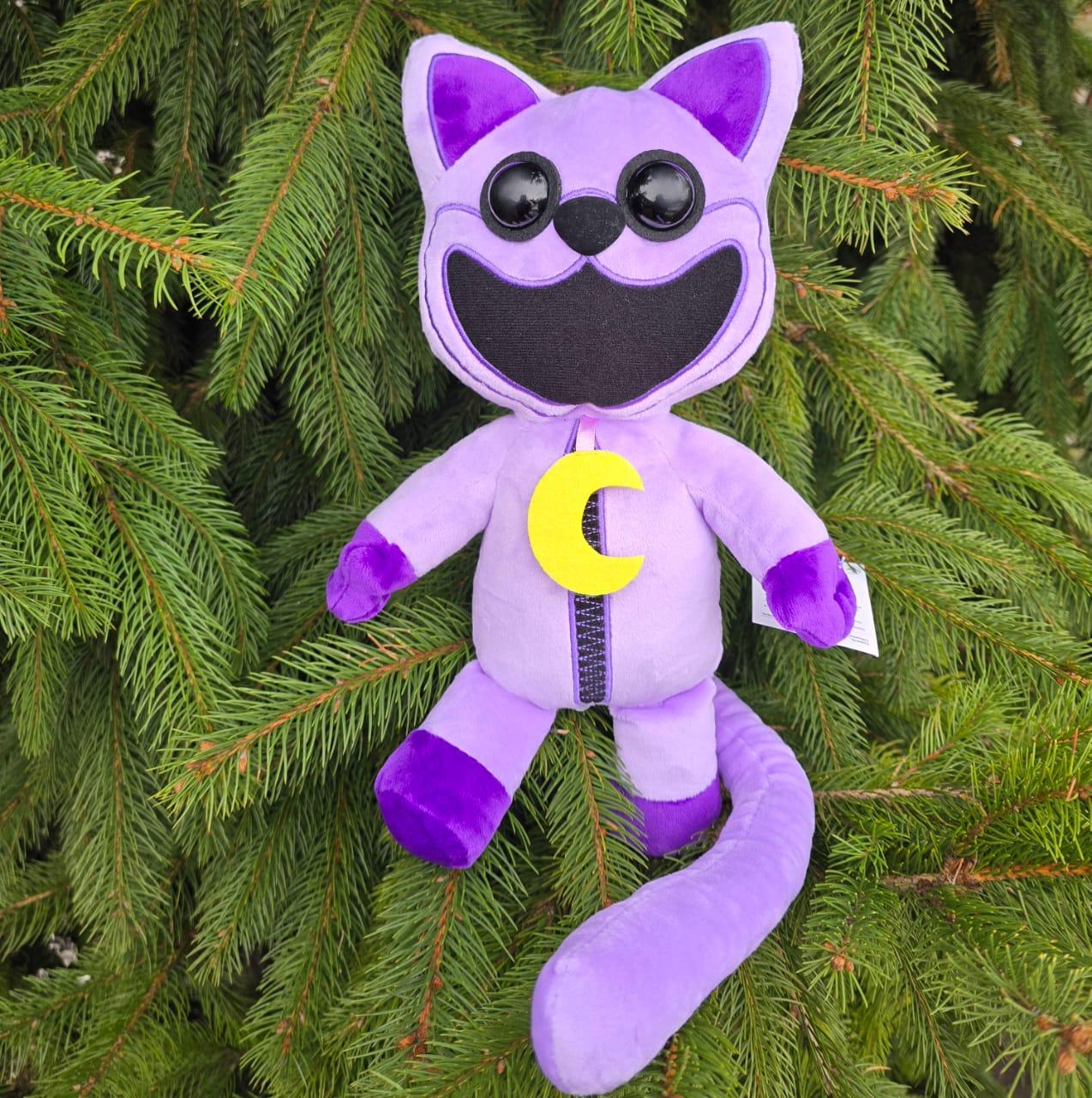 Іграшка м`яка Кет Неп Catnap Кіт Дрімот Poppy Playtime фіолетовий хагі вагі 33см Україна (00517-91)