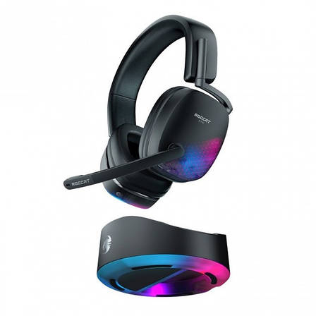 Ігрові навушники Roccat SYN Max Air Black ROC-14-155-02 преміальні ігрові навушники з підтримкою 3D-звуку, фото 1