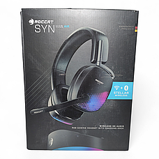 Ігрові навушники Roccat SYN Max Air Black ROC-14-155-02 преміальні ігрові навушники з підтримкою 3D-звуку, фото 6