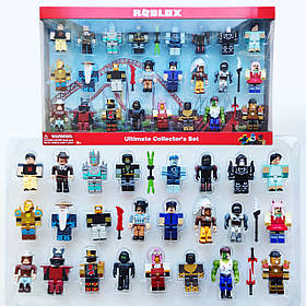 Колекційні фігурки герої Роблокс 24 фігурки Heroes of Robloxia ROBLOX великий подарочний набір
