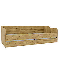 Дитяче підліткове односпальне ліжко тапчане Ідея Дуб Артизан/Німфея Альба Garant