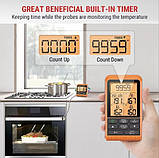 Чотириканальний термометр ThermoPro TP829C (-10 °C до +300 °C) з таймером. Дистанція до 300 метрів, фото 7