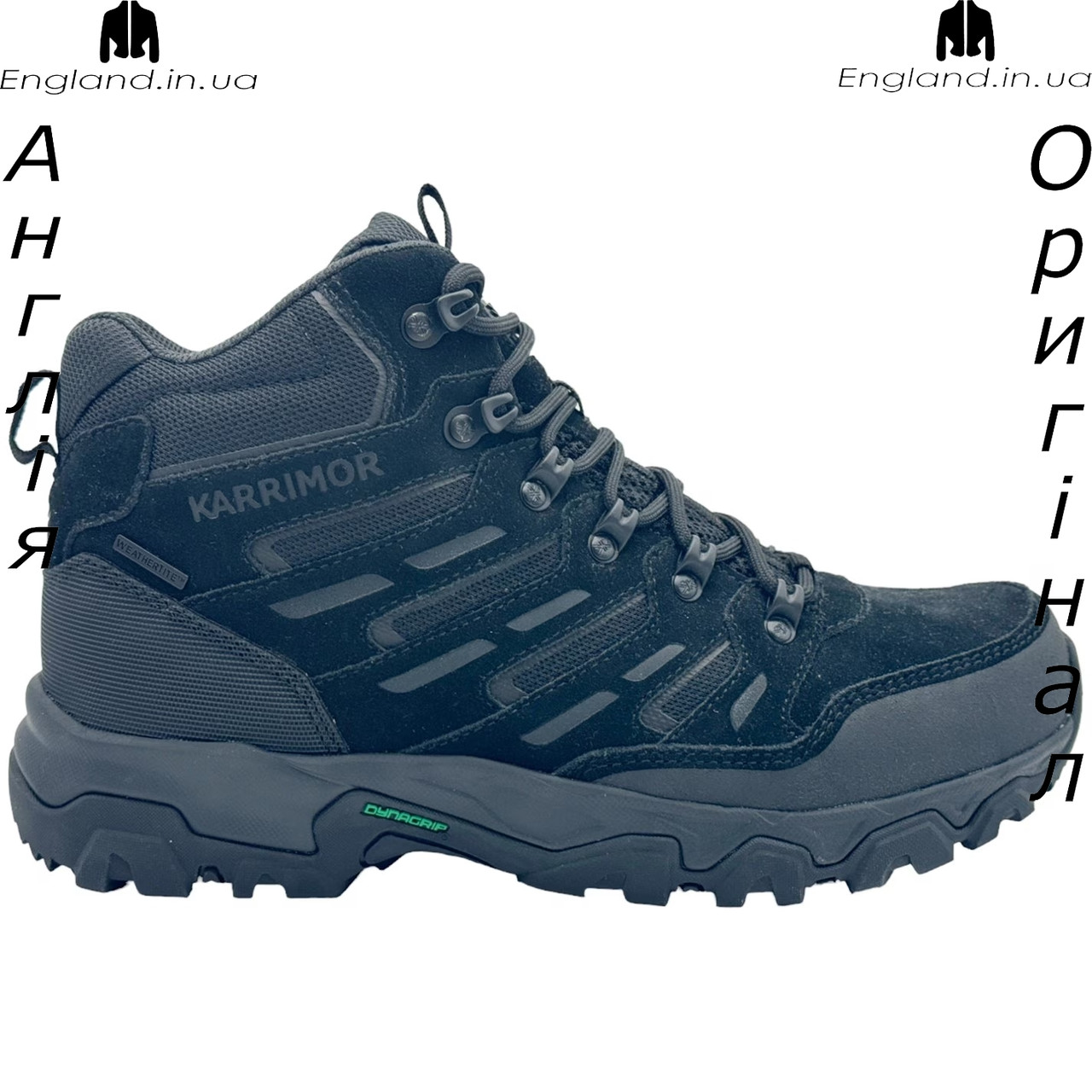 Черевики чоловічі шкіряні Karrimor Mount Mid (Карімор) з Англії - трекінгові тактичні