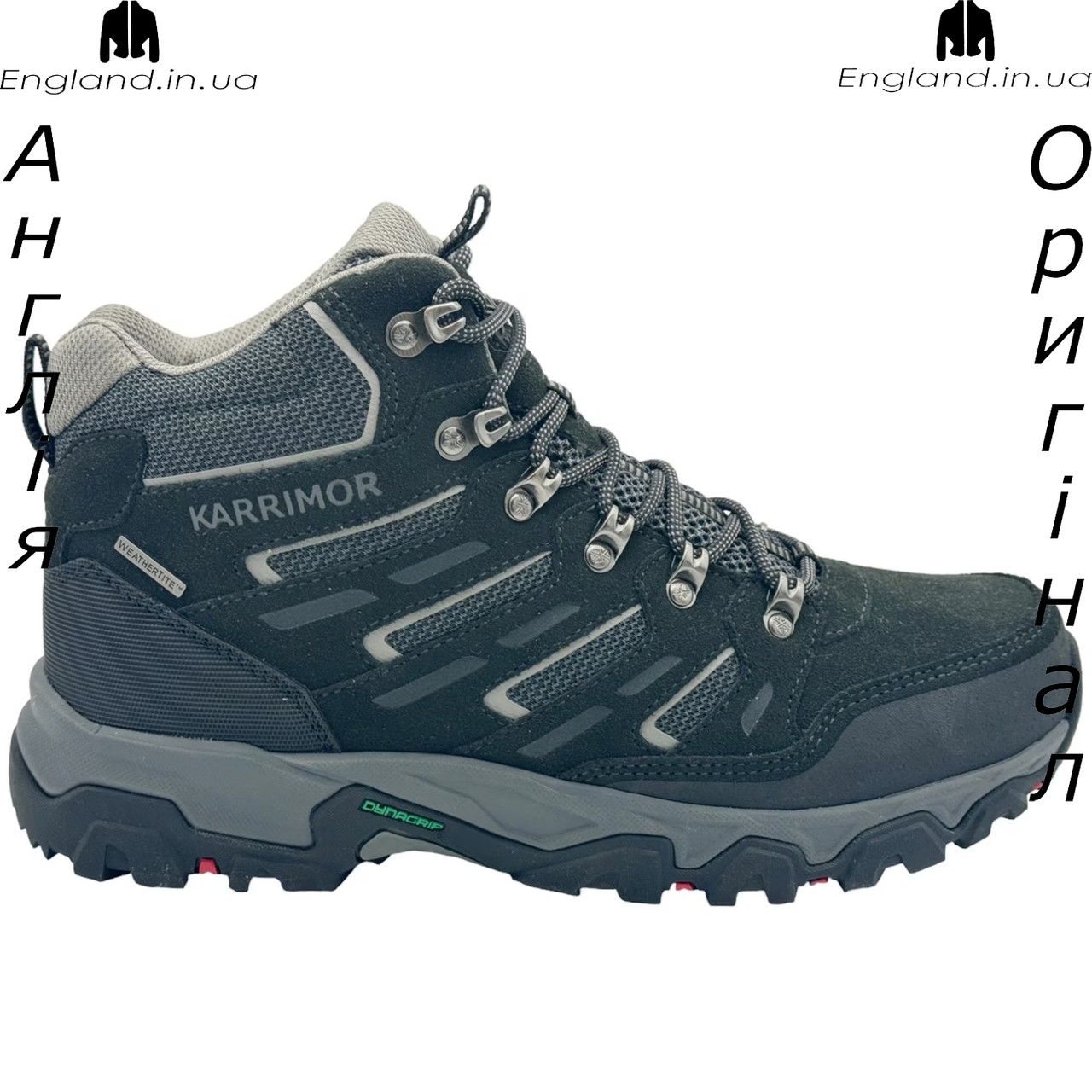 Черевики чоловічі шкіряні Karrimor Mount Mid (Карімор) з Англії - трекінгові тактичні водонепроникні