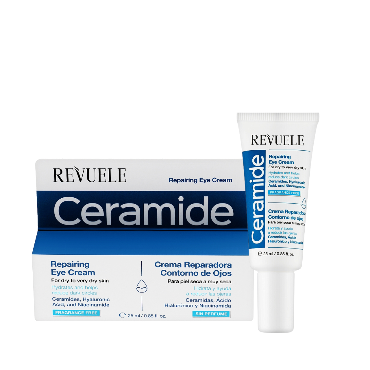 Зволожуючий крем для шкіри навколо очей Revuele Ceramide 25 мл