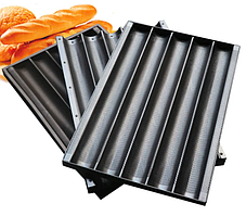 Деко багетний для багетів перфорований 600х400 мм. 5 хвиль