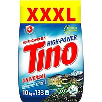 Пральний порошок Tino High-Power Mountain spring універсал (9+1=10кг/мішок) без фосфатів автомат