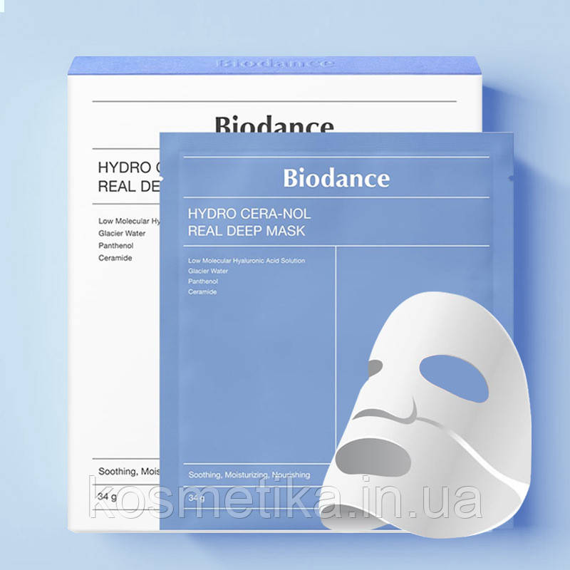 Гідрогелева маска з керамідами та пантенолом Biodance