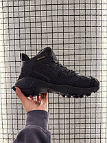 Зимові Чоловічі Кросівки Reebok Zig Kinetica 2.5 Edge High / Рибок Зіг Кінетика 2.5 Високі Чорні з Сірим Хутро, фото 3
