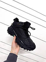 Зимові Чоловічі Кросівки Reebok Zig Kinetica 2.5 Edge High / Рибок Зіг Кінетика 2.5 Едж Високі Чорні (Хутро), фото 6