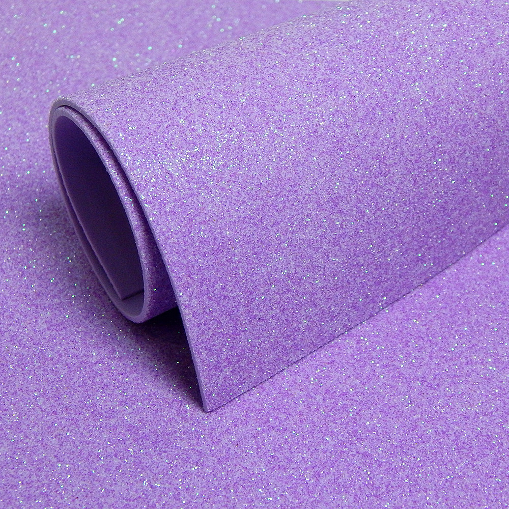 Фоаміран з глітером "хамелеон" АБ, 20х30 см, бузковий