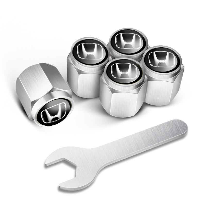 Защитные колпачки на ниппеля шин автомобиля с логотипом Honda, фото 1