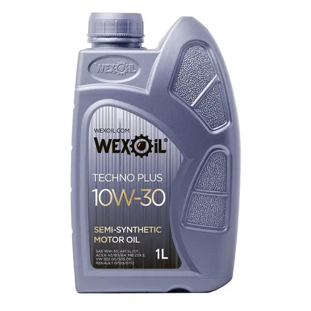 Олива моторна Wexoil Techno plus 10W-30 у каністрі, 1 л, фото 1