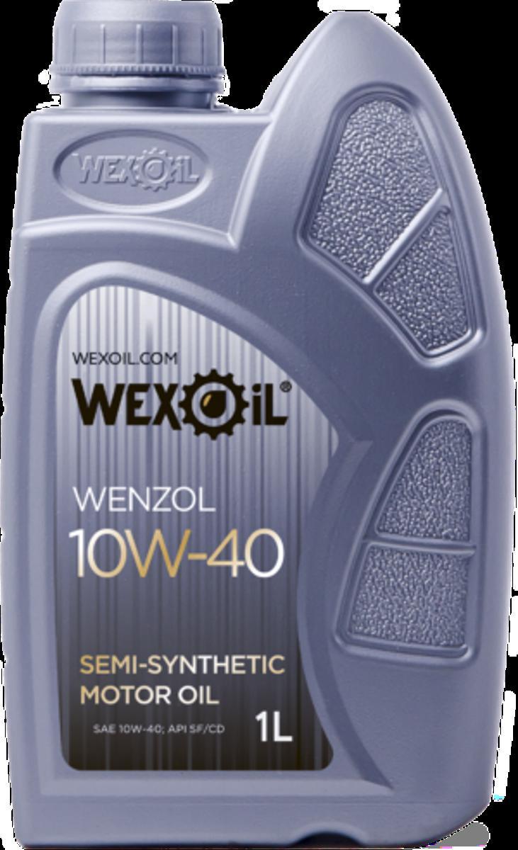 Олива моторна Wexoil Wenzol 10W-40 у каністрі, 1 л, фото 1