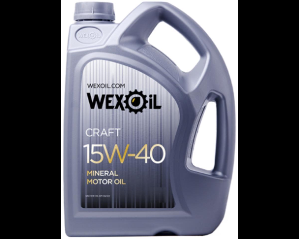 Олива моторна Wexoil Craft 15W-40 у каністрі, 5 л, фото 1