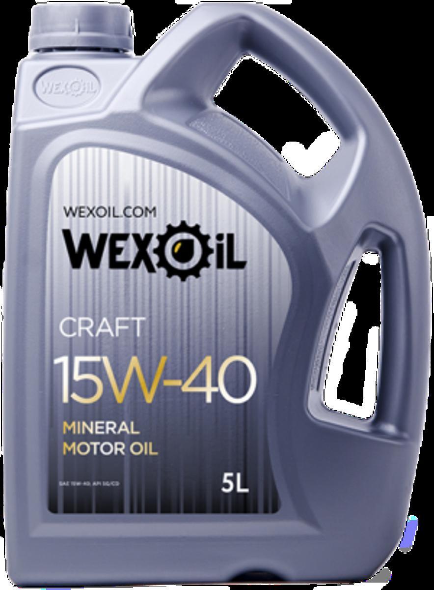 Олива моторна Wexoil Craft 15W-40 у каністрі, 4 л, фото 1