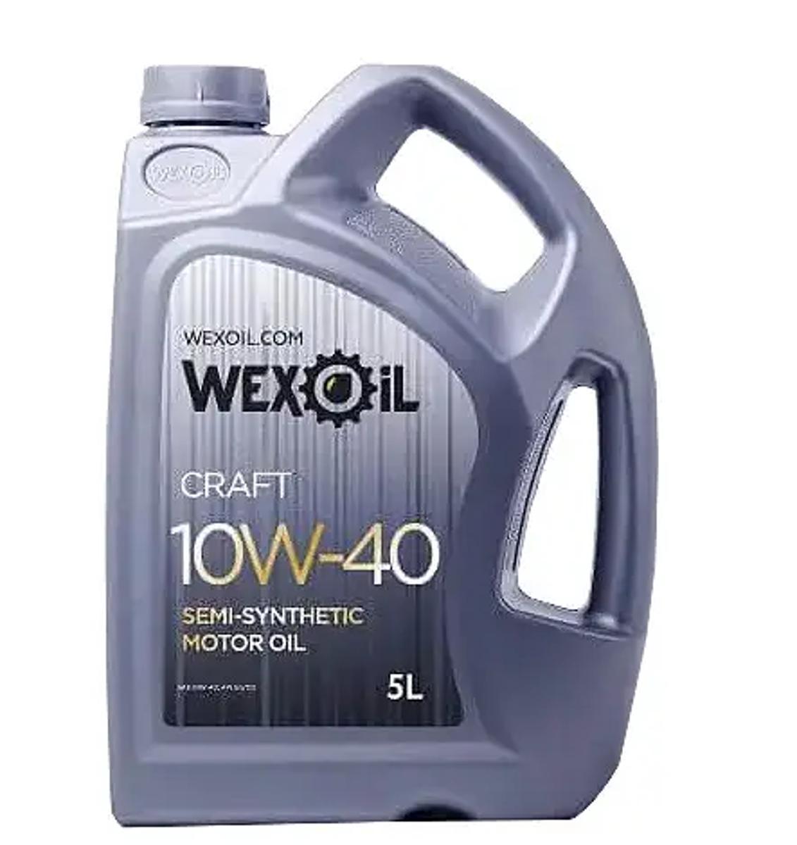 Олива моторна Wexoil Craft 10W-40 у каністрі, 5 л, фото 1