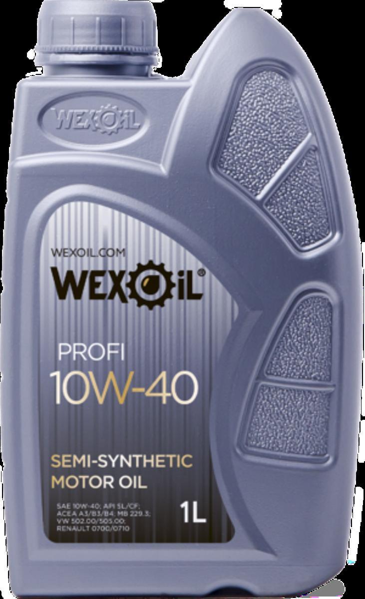 Олива моторна Wexoil Profi 10W-40 у каністрі, 1 л, фото 1