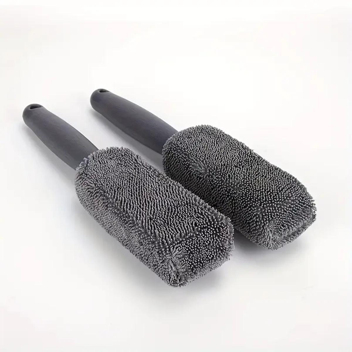 Ультрам'яка мікрофіброва щітка для коліс та внутрішньго оздоблення авто, фото 1