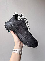 Зимові Чоловічі Кросівки Reebok Zig Kinetica 2.5 Edge GTX / Рибок Зіг Кенетика 2.5 Едж ГТХ Чорні із Сірим, фото 6