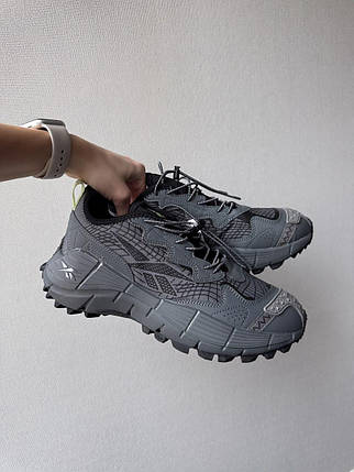 Зимові Чоловічі Кросівки Reebok Zig Kinetica 2.5 Edge Gore-Tex / Рибок Зіг Кенетика 2.5 Едж Гор Текс Сірі, фото 1