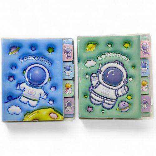 Блокнот А6 (12,5х11,5 см) "Spacemen" із роздільниками, 80 аркушів, мікс видів [tsi252601-TSI], фото 1