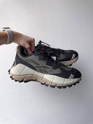 Зимові Чоловічі Кросівки Reebok Zig Kinetica 2.5 Edge Gore-Tex / Рибок Зіг Кенетика 2.5 Едж Гор Текс Хакі, фото 1