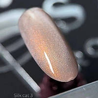 Гель лак для нігтів Saga Silk Cat "Котяче Око" №03 10 мл