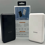 🖤Повербанк PowerBank WINSI WP236 20000mAh PD20W+QC FAST CHARGE, портативний зарядний пристрій, Чорний, фото 5