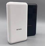 🖤Повербанк PowerBank WINSI WP236 20000mAh PD20W+QC FAST CHARGE, портативний зарядний пристрій, Чорний, фото 6