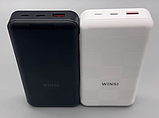 🖤Повербанк PowerBank WINSI WP236 20000mAh PD20W+QC FAST CHARGE, портативний зарядний пристрій, Чорний, фото 9