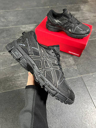 Зимові Чоловічі Кросівки Asics Gel-Kahana 8 Thinsulate Black / Асікс Гел-Кахана 8 Тинсулейт Чорні з Сірим, фото 1