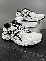 Зимові Чоловічі Кросівки Asics Gel-Kahana 8 Thinsulate White / Асікс Гел-Кахана 8 Тинсулейт Білі з Чорним, фото 3