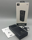 🖤Повербанк PowerBank LENYES PX388D 30000mAh PD 22.5W, портативний зарядний пристрій, реальна ємність, Чорний, фото 3
