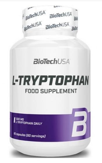 Триптофан Biotech USA L-Tryptophan 500 mg 60 капсул