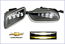 Протитуманні фари LED Chevrolet Lacetti хетчбек: 45вт Біле світло режим, фото 6