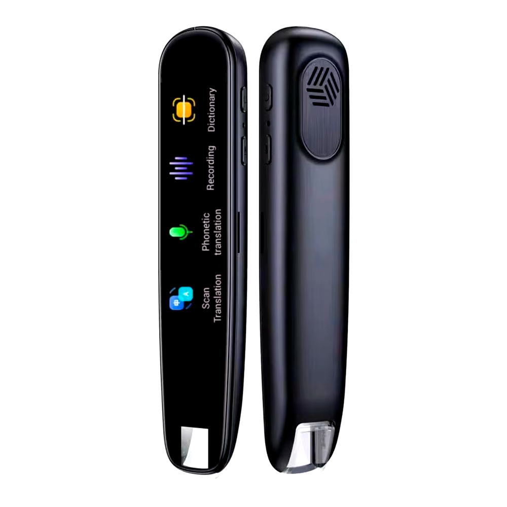 Портативна ручка-сканер перекладач A15S black, 112 мов, Wi-Fi, Bluetooth
