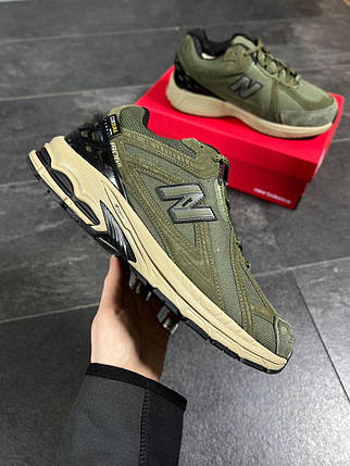 Зимові Чоловічі Кросівки New Balance 1906R Cordura Gore-Tex / Нью Беланс 1906Р Кордура Гор Текс Хакі (Хутро), фото 1