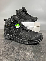 Зимові Чоловічі Кросівки Salomon Speed Cross Pro Black / Саломон Спід Крос Про Чорні (Хутро), фото 3