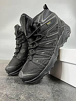 Зимові Чоловічі Кросівки Salomon Speed Cross Pro Black / Саломон Спід Крос Про Чорні (Хутро), фото 4