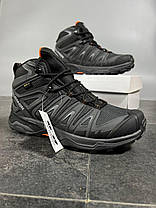 Зимові Чоловічі Кросівки Salomon Speed Cross Pro Grey / Саломон Спід Крос Про Сірі (Хутро), фото 3