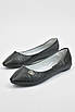 Балетки для дівчинки чорного кольору р.34 195042T Безкоштовна доставка, фото 2