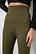 Лосини утеплені на флісі, колір хакі, 243R053, фото 6