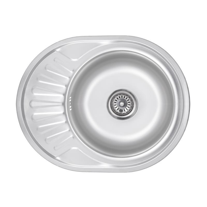 Кухонна мийка Lidz 5745 0,6 мм Satin (LIDZ574506SAT)