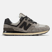 Чоловічі Кросівки New Balance 574 Beige Brown / Нью Белaнс 574 Бежеві з Коричневим, фото 3