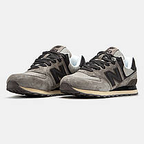 Чоловічі Кросівки New Balance 574 Beige Brown / Нью Белaнс 574 Бежеві з Коричневим, фото 5
